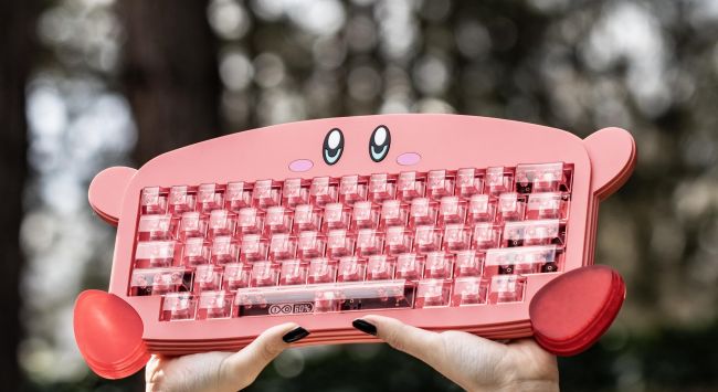 Någon har gjort ett eget Kirby-tangentbord