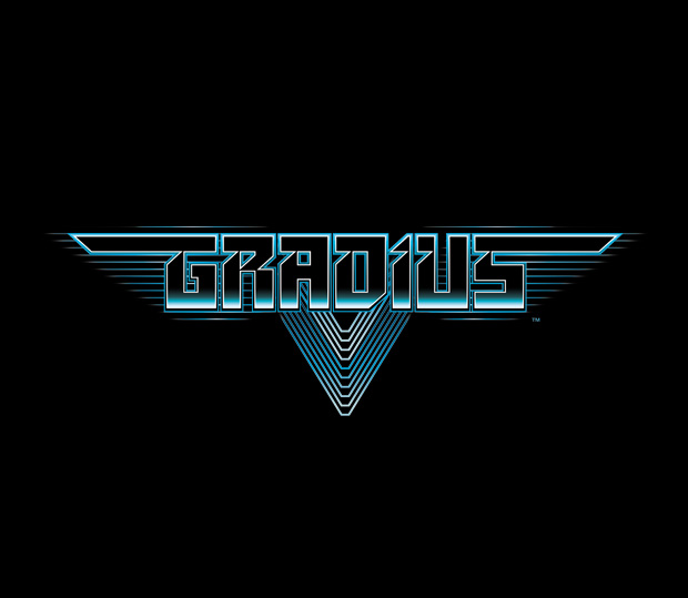 Jag älskar Gradius-logotypen